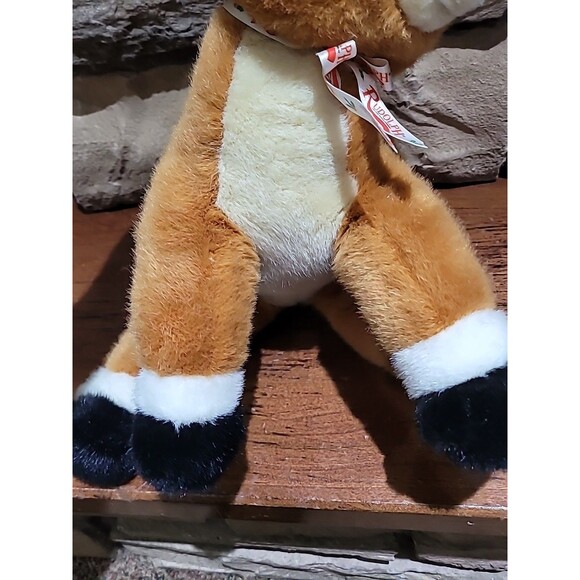 Vintage 1999 MUSICAL RUDOLPH THE RED-NOSED REINDEER 14" Plush Stuffed Animal Wor - Picture 6 of 16